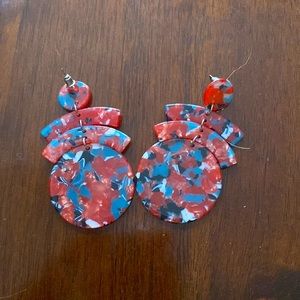 Paparazzi red earrings